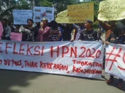 Refleksi HPN 2020, Wartawan Tangerang Kritisi Kebebasan Pers