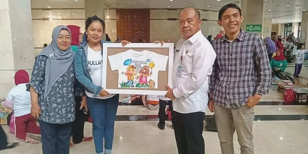 480 Anak Paud Se-Kota Tangsel Tuangkan Inovasi Dan Kreatifitas di Kaos. Taryono Tanamkan Solidaritas Sejak Dini