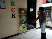 Cegah Corona, Polsek Karawaci Lakukan Bersih Bersih