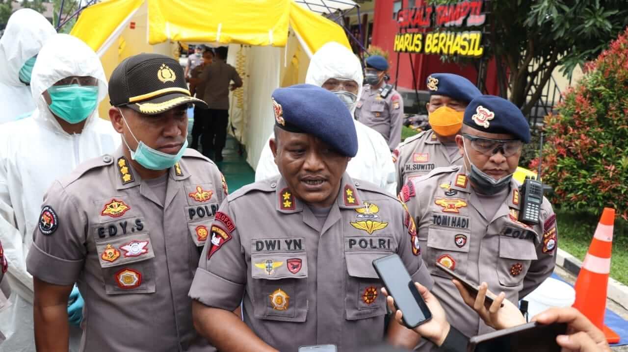 Karna Covid-19, Polda Banten Perketat Pemeriksaan