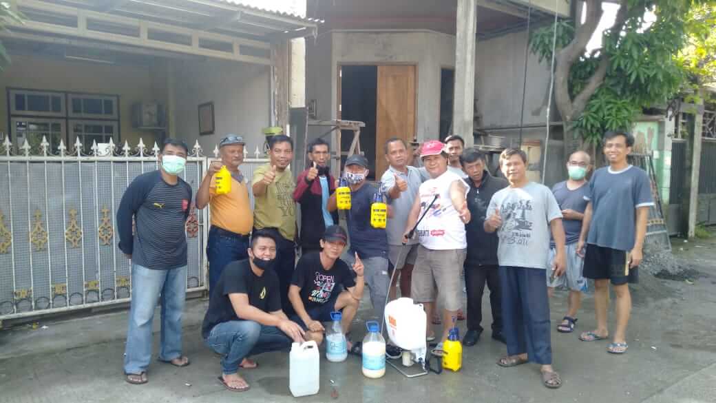 Manja! Disinfektan Sendiri, Warga Kota Tangerang Lawan Corona