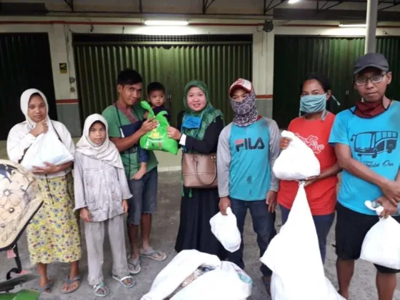 ICMI Orwil Banten Bagikan Ratusan Paket Sembako