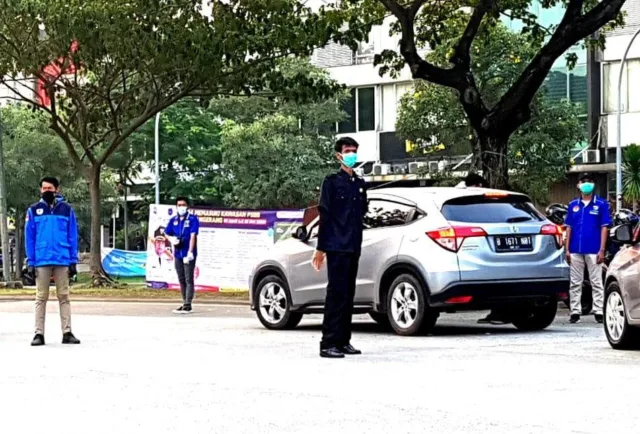 Dukung PSBB di Kota Tangerang, KNPI Sebar Tim di Titik Check Point