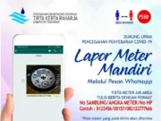 Lapor Meter Air Perumdam TKR Lewat WhatsApp, Begini Caranya