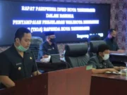 Arief Sampaikan Penjelasan Tiga Raperda di Paripurna DPRD Kota Tangerang