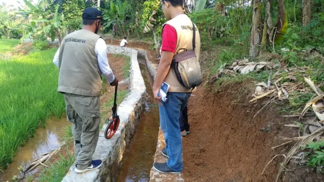 Kinerja P3A Alam Subur Makmur Desa Kersaratu Diapresiasi Konsultan Manajemen Balai