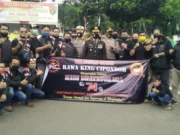 HUT Bhayangkara ke- 74, Biker's Kota Tangerang Kunjungi Kantor Polisi