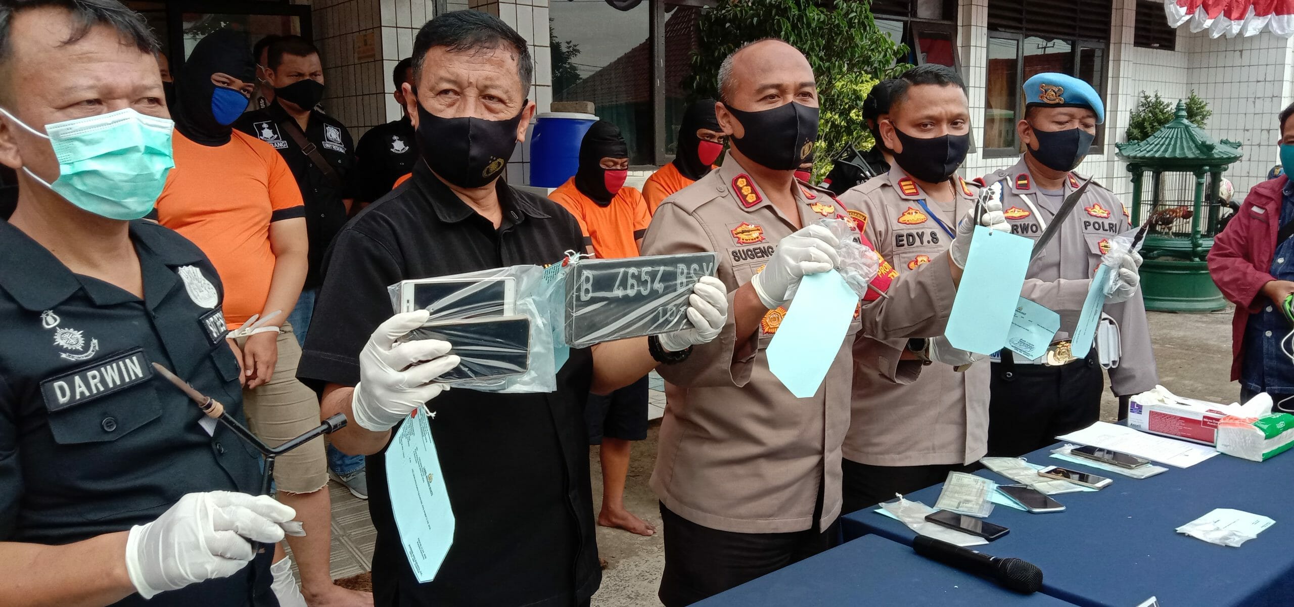 Polisi Bekuk Komplotan Pencuri Kendaraan Bermotor di Tangerang, 17 Motor Diamankan