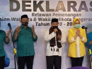 Do'a Bersama Iringi Benyamin Davnie - Pilar Saga Ichsan Mendaftar Ke KPU