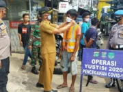 Cegah Penyebaran Covid-19, Tiga Pilar Kecamatan Curug Gelar Operasi Yustisi