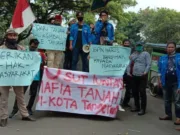 Geram Banyak Persoalan Tanah di Kota Tangerang, KNPI Demo Kantor BPN