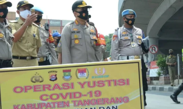 Operasi Yustisi, Prioritaskan 100 Persen Warga Tangerang Wajib Gunakan Masker