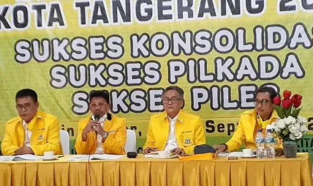 Rakerda Golkar Kota Tangerang Usung Sachrudin Jadi Balon Walikota