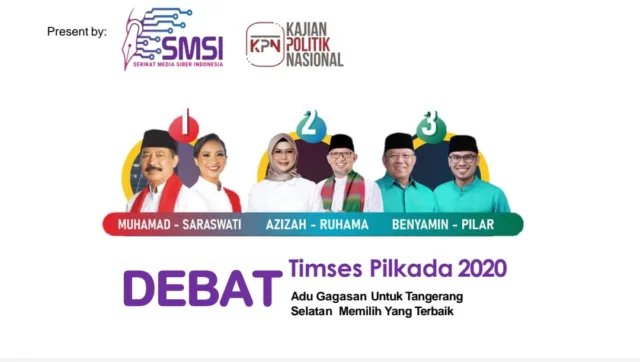 Besok, SMSI Tangsel Gelar Debat Timses Paslon Pilkada 2020