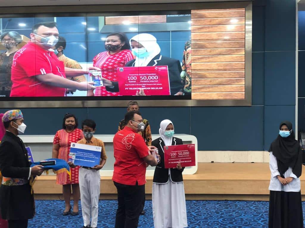 Telkomsel Berikan Bantuan untuk Pendidikan Daring Pelajar DKI Jakarta