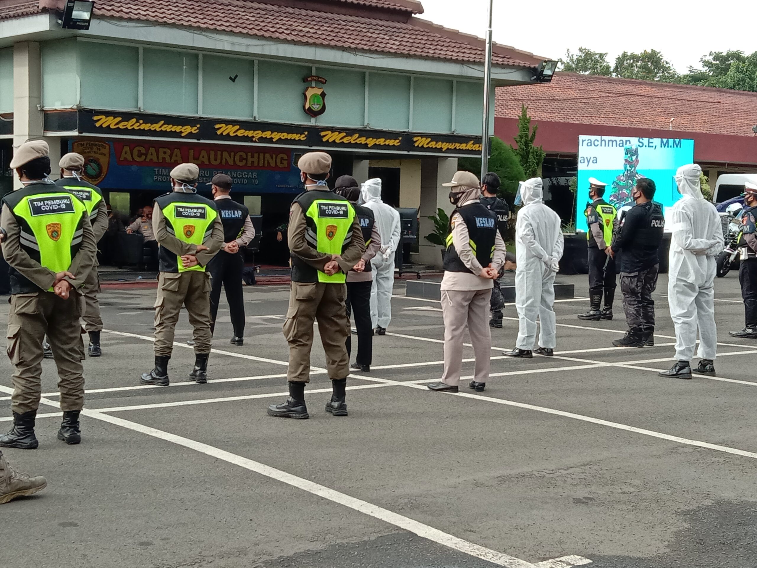 Digelar Serentak Secara Virtual, Polres Metro Tangerang Kota Launching Tim Pemburu Covid-19