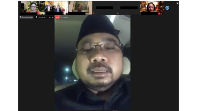 Menteri Agama Hadiri Natal Virtual di Amerika Serikat, Tegaskan Pesan Persatuan