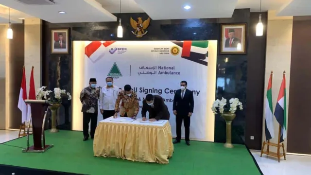 National Ambulance UAE-PT Binawan Inti Utama Teken MOU