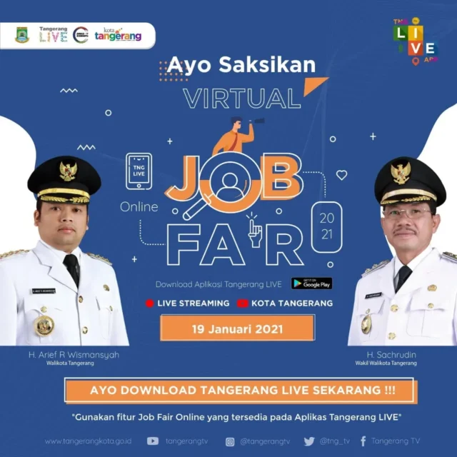 Job Fair 2021, Ada 1.162 Loker di kota Tangerang