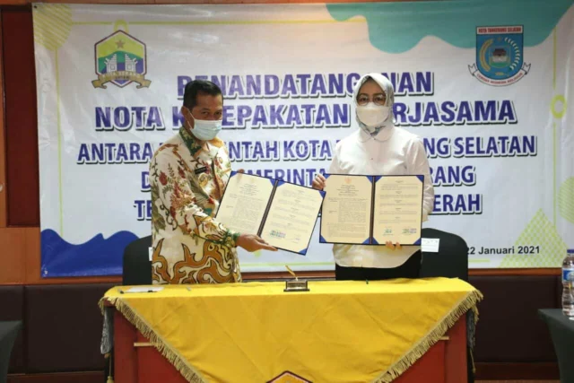 Walikota Tangsel dan Serang Tandatangani Kesepakatan Soal Kelola Sampah