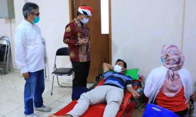 Donor Darah di Sangiang Jaya, Wakil Walikota Tangerang: Jadikan Ini Contoh