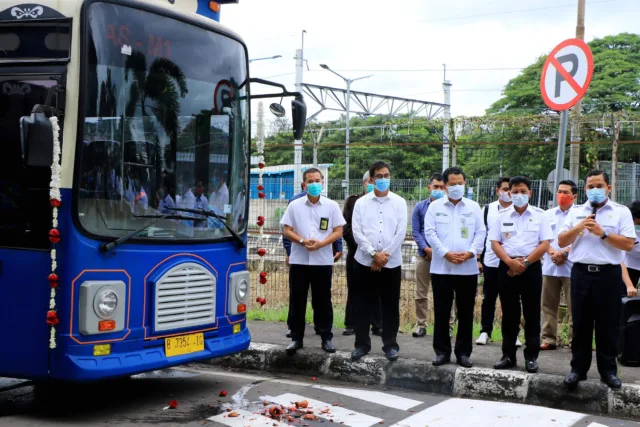 BRT Koridor 4 di M1 Bandara Soetta Sudah Dibuka