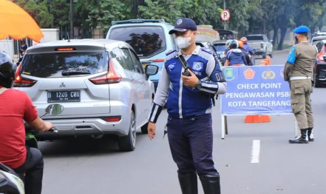 Ada Sanksi, Pemberlakuan Kembali Check Point di Kota Tangerang Ini Sasarannya