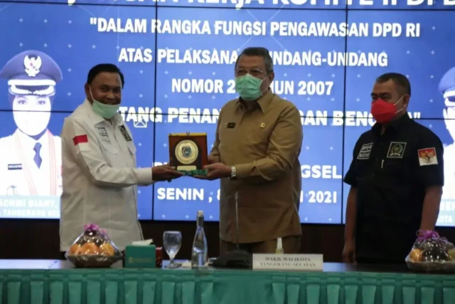 Benyamin Terima Kunjungan DPD RI, Bahas Penanganan Bencana Daerah