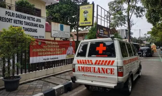 Pelayan Masyarakat, Polsek Tangerang Siapkan Ambulan Gratis