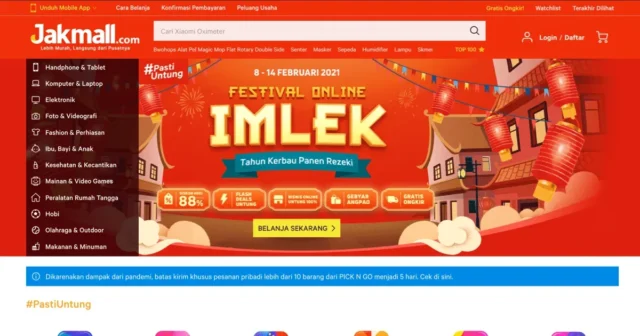 Jakmall.com Berikan Diskon hingga 88%