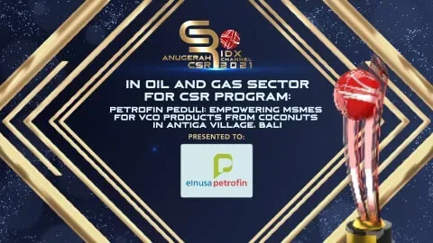 Elnusa Petrofin Raih Penghargaan Anugerah CSR IDX Channel 2021