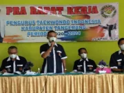 Maksimalkan Kinerja, Pengcab Taekwondo Kabupaten Tangerang Gelar Pra Raker