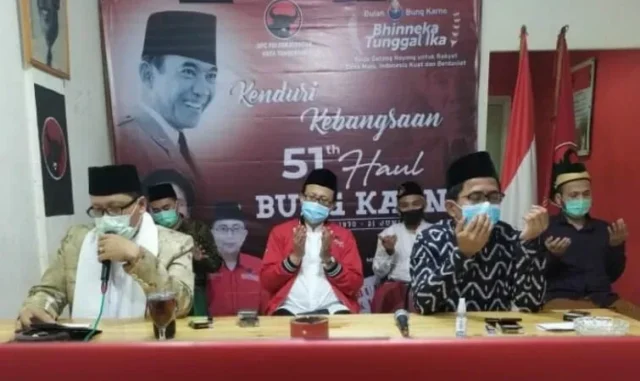 Kenduri Kebangsaan PDI Perjuangan Kota Tangerang Do'akan Ir Soekarno