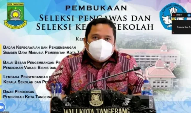 9 - 15 Juli 2021, Seleksi Calon Kepala dan Pengawas Sekolah Kota Tangerang