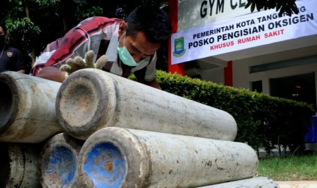 Pasok Oksigen ke Rumah Sakit, Pemkot Tangerang Dirikan Posko Pengisian