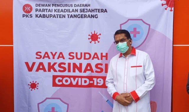 Percepat Herd Imunity, PKS Kabupaten Tangerang Gelar Vaksinasi