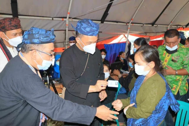 Masyarakat Baduy Antusias, Layanan Diperpanjang 1 Bulan Di Kantor Desa