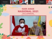 Hari Anak Nasional, Arief Lantik Forum Anak Kota Tangerang Tahun 2021-2022