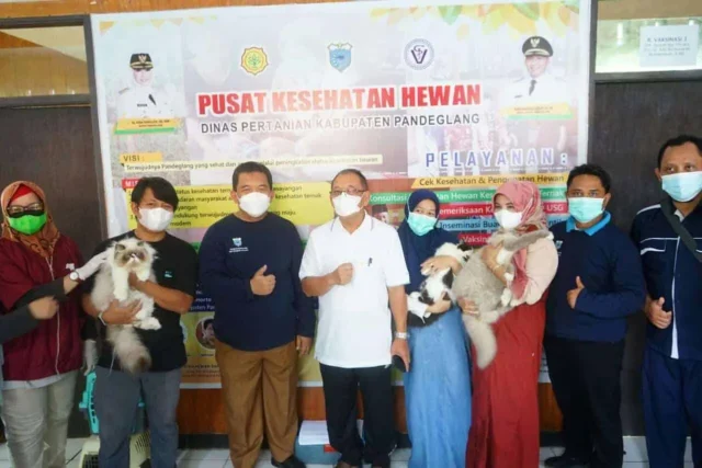 Tangkal Penyakit Rabies, Pemkab Pandeglang Gelar Vaksinasi Hewan Peliharaan