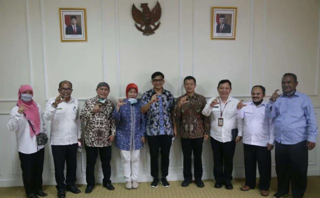 Pengurus SMAN CMBBS Ajukan Konsep Pengembangan Agro Edu Wisata ke Wagub Pandeglang