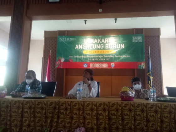 Gong! Lokakarya Angklung Buhun FSM 2021 Dibuka Kadisbudpar