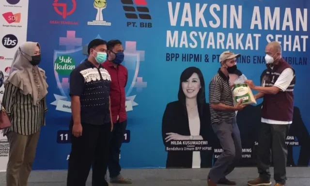 Vaksinasi Covid-19 HIPMI Kota Tangerang Diikuti 1.000 Peserta dan 1.000 Bantuan