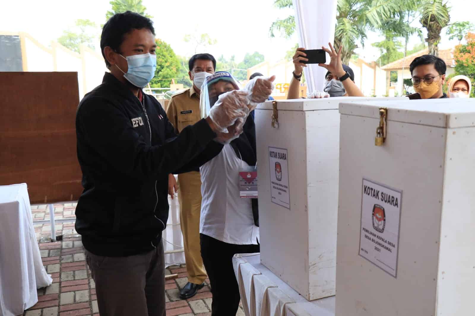 Sekda Buka Simulasi Pilkades Serentak di Kecamatan Legok