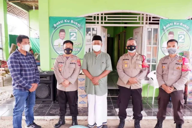 Jelang Pilkades Serentak, Kapolsek Panongan Himbau Cakades Mekar Jaya Jaga Kamtibmas