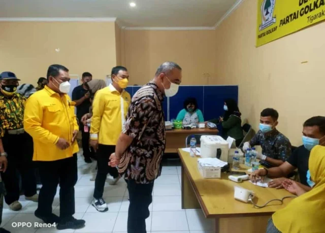 Jaga Kesehatan Warga, DPD Golkar Kabupaten Tangerang Gelar Vaksin Kedua