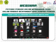 STISIP Banten Raya gelar Webinar potensi pemuda dalam membangun desa dalam rangka menyambut hari sumpah pemuda.