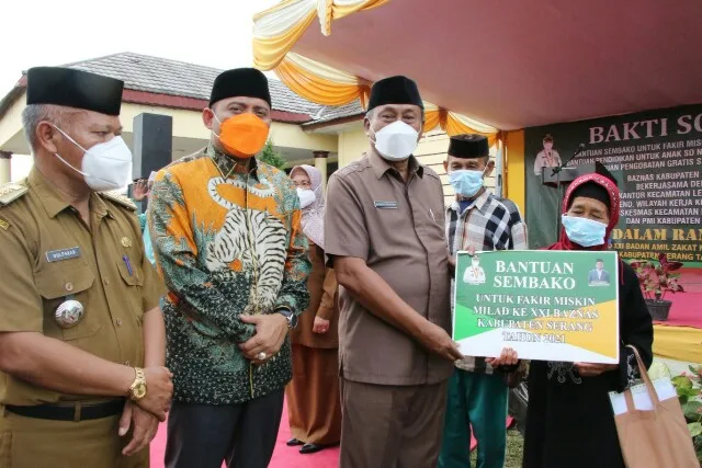 Di Milad XXI Baznas, Wabup Serang Minta Optimalkan Capaian Penerimaan ZIS