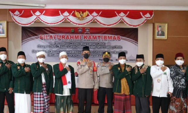 Peran Ulama Soal Kamtibmas dan Vaksinasi di Kota Tangerang, Begini Kata Kapolres