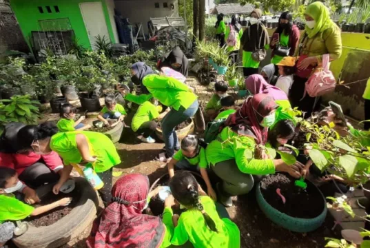 KWT Kenanga Ajarkan Anak Usia Dini Mencintai Pertanian Agroeduwisata