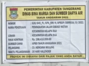 Ada Indikasi Kecurangan, Proyek Betonisasi Peningkatan Jalan Cibogo Wetan Kelapa Dua Disoal LSM LipanHam